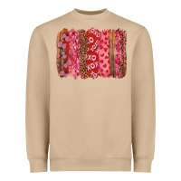 Mushroom Valentine's Day Brushstrokes with Roses Heavyweight Sweatshirt - RanaPortraitStore