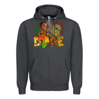 Smoke dope juneteenth Zipper Hoodie - AdoDesignShop