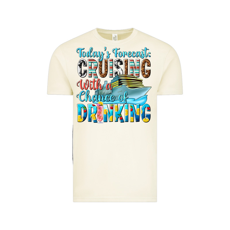 Todays Forecast  Cruising With A Chance Of Drinkin Vintage Tee by texasbilliewilder | Teevron