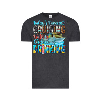 Vintage Black todays forecast  cruising with a chance of drinkin Vintage Tee - texasbilliewilder