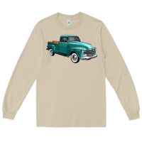 Mushroom western truck right 34 view Long Sleeve Tee - FaDigitalArtStudio