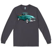 Smoke western truck right 34 view Long Sleeve Tee - FaDigitalArtStudio