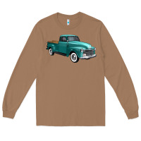 Toasted Coconut western truck right 34 view Long Sleeve Tee - FaDigitalArtStudio