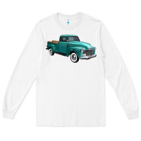 White western truck right 34 view Long Sleeve Tee - FaDigitalArtStudio