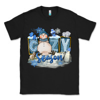 Black Cozy Season Classic Tee - FaDigitalArtStudio