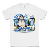 White Cozy Season Classic Tee - FaDigitalArtStudio