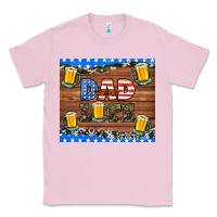 Bubblegum Pink dad life with beers Classic Tee - HRA Design Shop