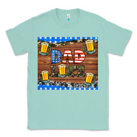 Seafoam dad life with beers Classic Tee - HRA Design Shop