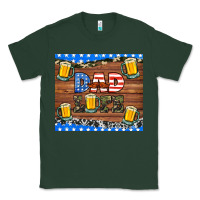 Sports Green dad life with beers Classic Tee - HRA Design Shop