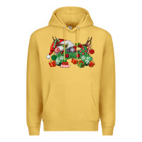 Antique Gold Christmas Game Controller Premium Hoodie - MaliasSmallBusiness