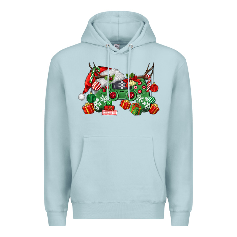 Christmas Game Controller Premium Hoodie by MaliasSmallBusiness | Teevron