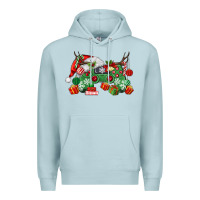 Blue Mist Christmas Game Controller Premium Hoodie - MaliasSmallBusiness