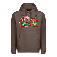 Coffee Christmas Game Controller Premium Hoodie - MaliasSmallBusiness