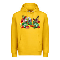 Lemon Christmas Game Controller Premium Hoodie - MaliasSmallBusiness