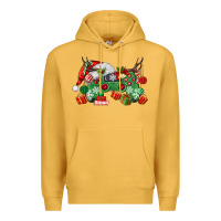 Mustard Christmas Game Controller Premium Hoodie - MaliasSmallBusiness