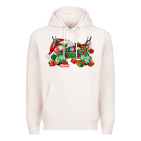 Pale Pink Christmas Game Controller Premium Hoodie - MaliasSmallBusiness
