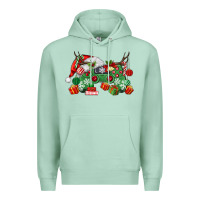 Seafoam Christmas Game Controller Premium Hoodie - MaliasSmallBusiness