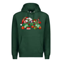 Sports Green Christmas Game Controller Premium Hoodie - MaliasSmallBusiness