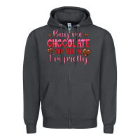 Smoke buy me chocolate and tell me i'm pretty Zipper Hoodie - JahusDesignShop