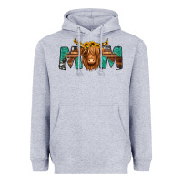 Heather Grey highland cow mom Heavyweight Hoodie - Jasminsmagicworld