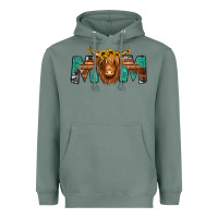 Sage highland cow mom Heavyweight Hoodie - Jasminsmagicworld