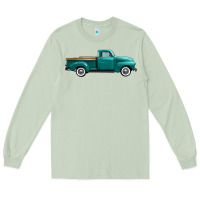 Matcha western truck right side view Long Sleeve Tee - FaDigitalArtStudio