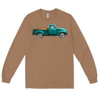 Toasted Coconut western truck right side view Long Sleeve Tee - FaDigitalArtStudio