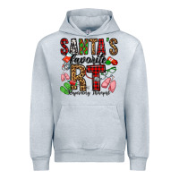 Heather Grey santa's favorite rt respiratory therapist Urban Hoodie - Jasminsmagicworld