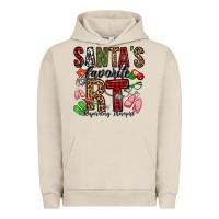 Pigment French Oak santa's favorite rt respiratory therapist Urban Hoodie - Jasminsmagicworld