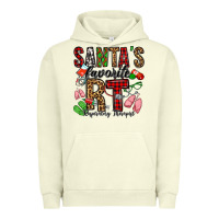 Pigment Pistachio santa's favorite rt respiratory therapist Urban Hoodie - Jasminsmagicworld