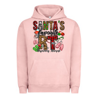 Pigment Salmon santa's favorite rt respiratory therapist Urban Hoodie - Jasminsmagicworld