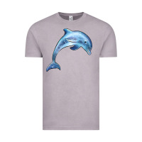 Vintage Zinc dolphin Vintage Tee - BarkalooDesign