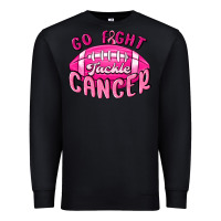 Black go fight tackle cancer Premium Sweatshirt - MaliasSmallBusiness