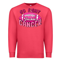 Cardinal go fight tackle cancer Premium Sweatshirt - MaliasSmallBusiness
