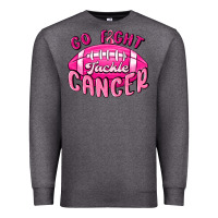 Charcoal Heather go fight tackle cancer Premium Sweatshirt - MaliasSmallBusiness