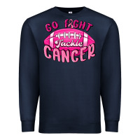 Navy go fight tackle cancer Premium Sweatshirt - MaliasSmallBusiness