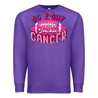 Purple go fight tackle cancer Premium Sweatshirt - MaliasSmallBusiness