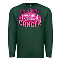 Sports Green go fight tackle cancer Premium Sweatshirt - MaliasSmallBusiness