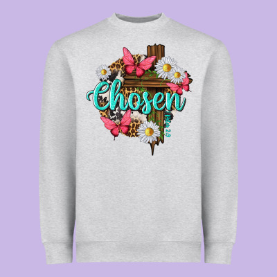 Chosen Heavyweight Sweatshirt Designed By Texasbilliewilder