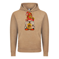 Vintage Coffee western gnome with sunflowers Vintage Hoodie - texasbilliewilder