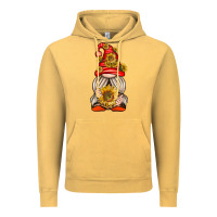 Vintage Mustard western gnome with sunflowers Vintage Hoodie - texasbilliewilder