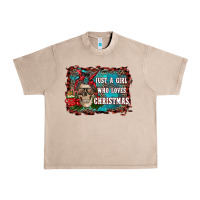 French Oak just a girl who loves christmas Urban Heavy Tee - RanaPortraitStore