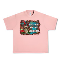 Salmon just a girl who loves christmas Urban Heavy Tee - RanaPortraitStore