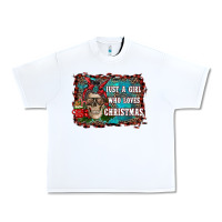 White just a girl who loves christmas Urban Heavy Tee - RanaPortraitStore