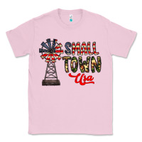 Bubblegum Pink small town usa Classic Tee - CowhideDigitalArt