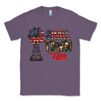 Lavender small town usa Classic Tee - CowhideDigitalArt