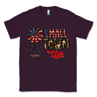 Plum small town usa Classic Tee - CowhideDigitalArt