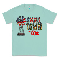 Seafoam small town usa Classic Tee - CowhideDigitalArt