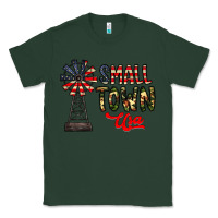 Sports Green small town usa Classic Tee - CowhideDigitalArt