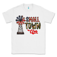 White small town usa Classic Tee - CowhideDigitalArt